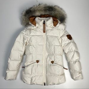 Wanakome Clio Ivory Short Parka Jacket